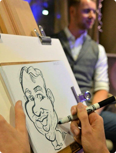 Evoke Events 36 Cartoonist